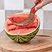 Watermelon Slicer Corer Cutter Server Knife For Partys Bbq Picnic Outdoor Kitchen Cantaloupes Honeydews Salads Fruits Multipurpose Steeliness Steel Premium Quality By Samurai slice