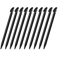 Andosange Ten Pcs Best Black Stylus Touch Pen for Nintendo 3DS XL LL Smart