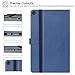 ZtotopCase for Samsung Galaxy Tab A 10.1 Inch 2019(SM-T510/T515), PU Leather Folding Stand Folio Cover with Pen Holder, Card Pocket and Multiple Viewing Angles,Navy Blue