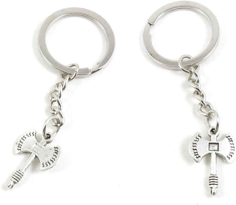 Axe Hatchet Keychain Keyring Jewelry Making Charms Door Car Key Tag Chain Ring O5BB7P