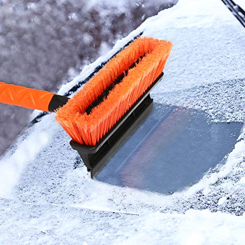 MATCC Car Snow Brush Removal Kit 45'' Extendable Snow Brush with Squeegee and Ice Scraper