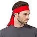 EINSKEY Sports Headband Head Tie 2-Packs Quick-Drying Sweatband for Men/Women Running Basketball Tennis Karate Yogo Athletics & Pirates Costume Accessories