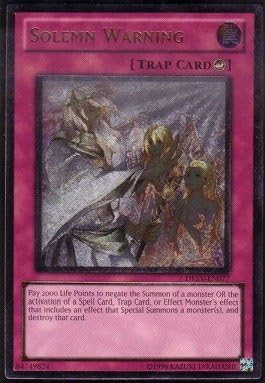 Amazon M00 K50 遊戯王 Unl 英語版 Drev En077 Solemn Warning 神の警告 レリーフレア Unlimited トレカ 通販