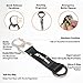 Portable Carabiner Water Bottle Clip Carrier with Bottle Opener Carabiner Holder, Key Ring Hook & Extra O-Rings | For Camping, Hiking, and Travel (2 Pack) by Holrbos