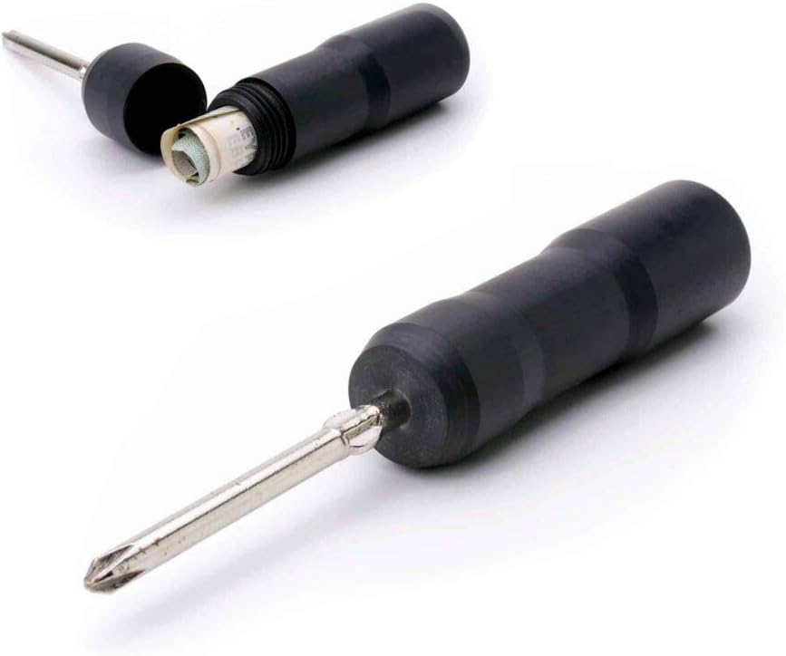 ECO Screwdriver Secret Compartment Diversion Safe (Portable, Plastic and Metal), Black