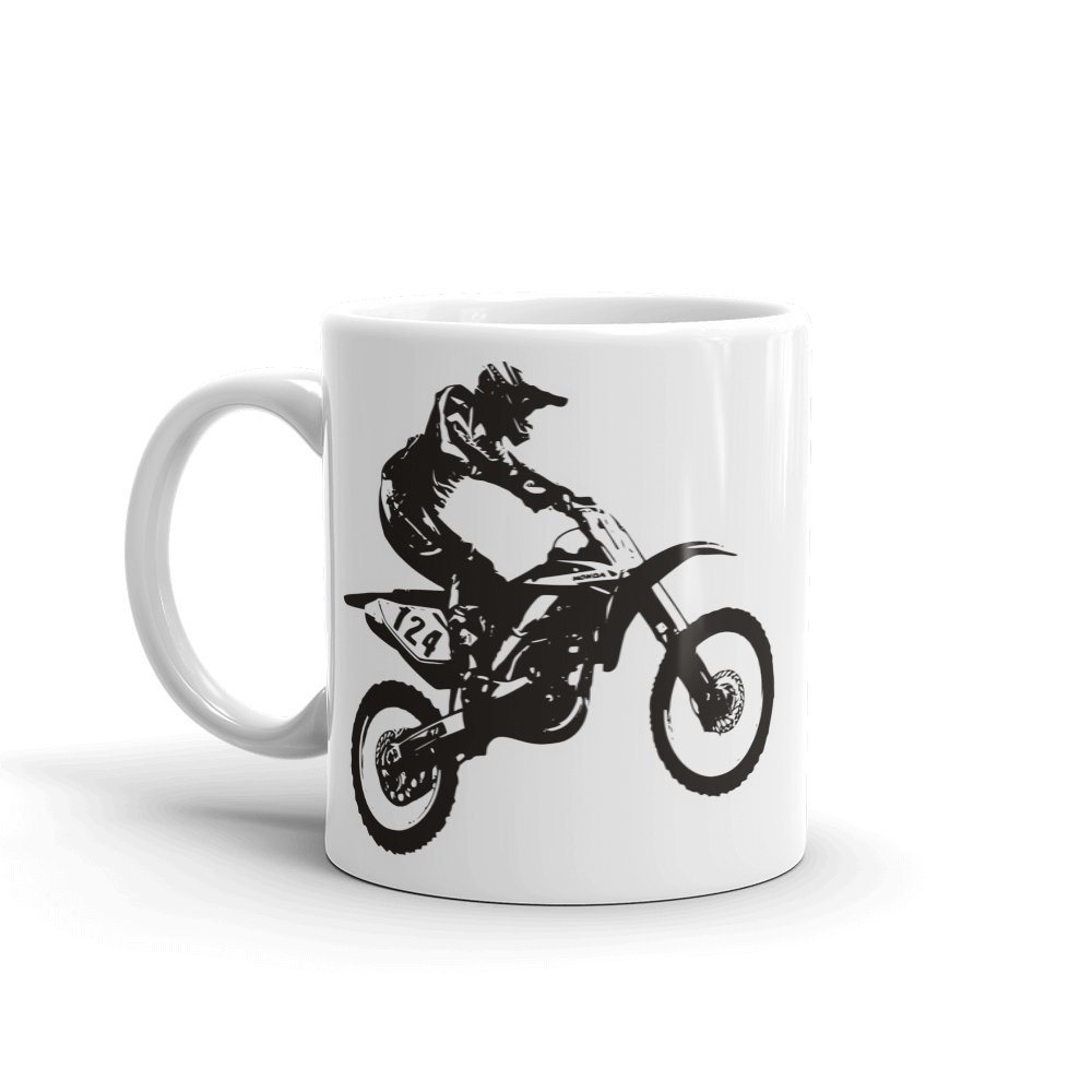 Motorcross Bike 10oz Coffee Tea Mug #5580