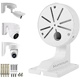 compcctv Security Camera Mount Bracket, Aluminum Indoor Outdoor Wall Mount Bracket L-Type Bracket for CCTV Security Dome IP Camera Mounting,Universal outdoor Security Camera Junction Box Mount Bracket