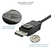 FEMORO DisplayPort to HDMI Adapter Converter 4K, Display Port DP to HDMI Adaptor Male to Female Compatible with Computer, Desktop, Laptop, PC, Monitor, Projector, HDTV - Black