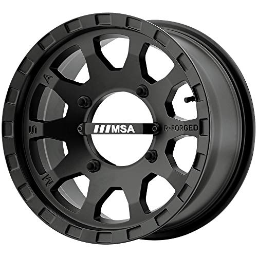 MSA OFFROAD WHEELS F2 R-FORGED Satin Black Wheel (14 x 7. inches /4 x 86 mm, 0 mm Offset)