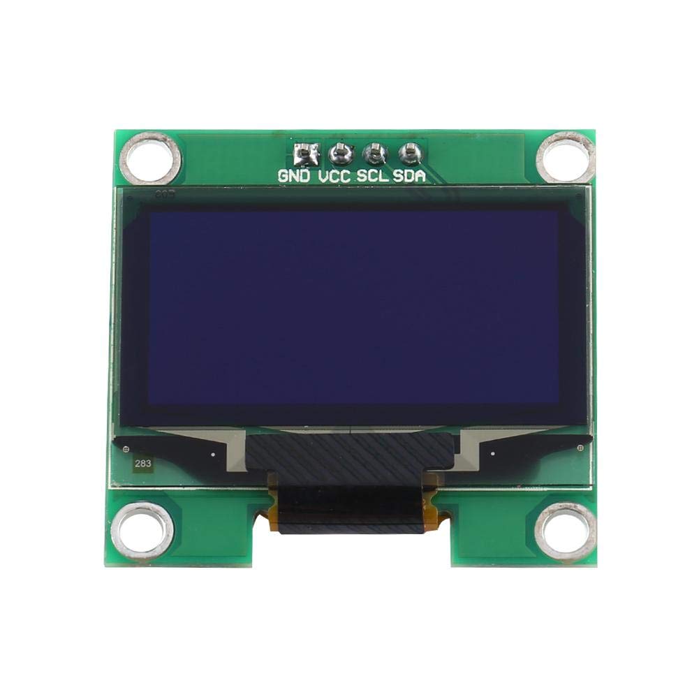 OLED Display Module, Akozon DIY Display Module 1pc 1.3 inch IIC I2C Communicate 128X64 White Text Color