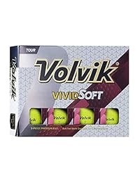 Volvik Vivid suave acabado mate uretano pelotas de golf