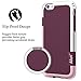 iPhone 6 Case,iPhone 6s Case,by AILUN,Soft TPU Bumper& Solid PC Frame,Slip-Proof Back,Shock-Absorption&Anti-Scratches,Fingerprints&Oil Stains, Protective Back Cover [Purple]