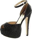 Eye Candie Womens Juliana-77 Shiny High Heel Fashion Sandal