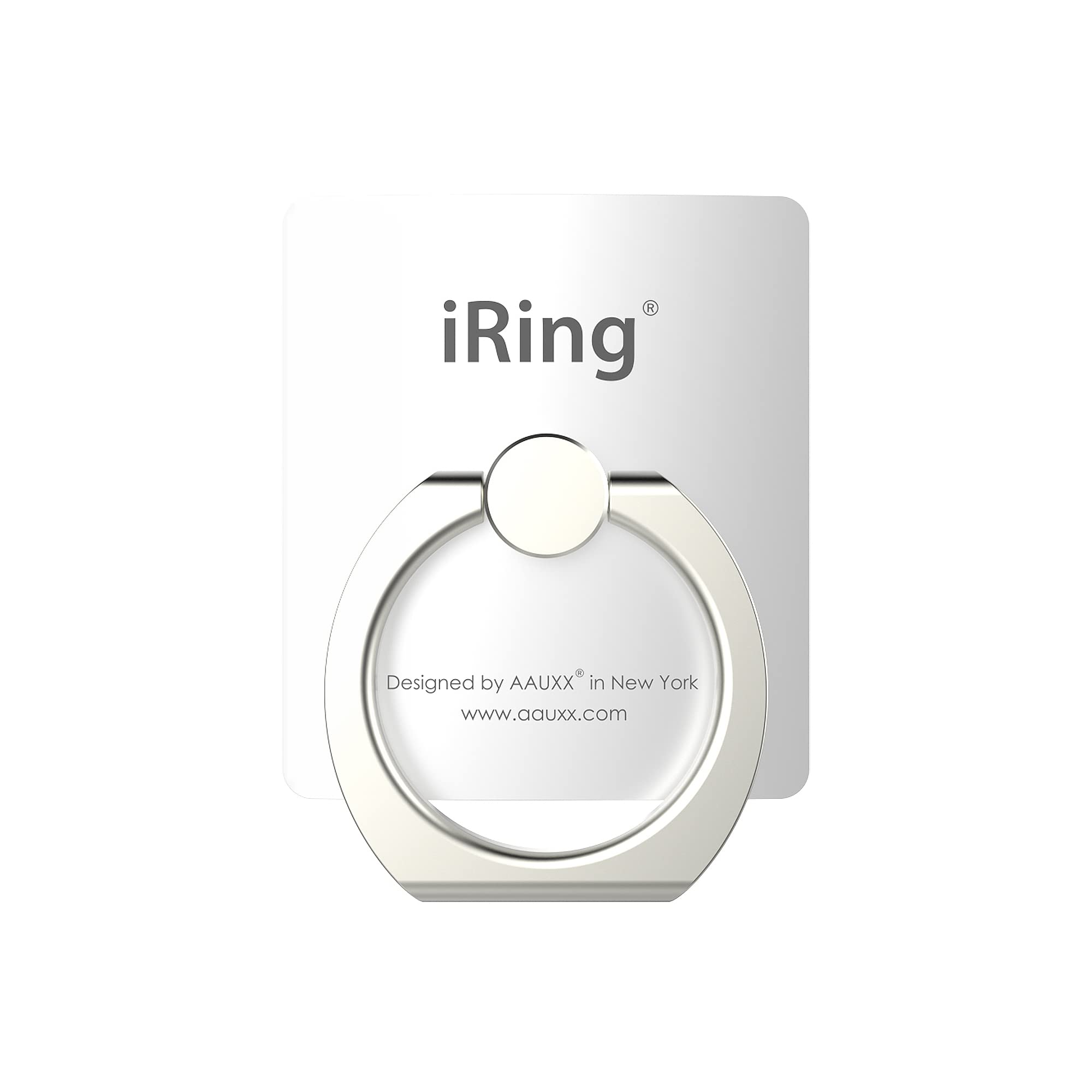 オークス iRing Premium スマホグリップ パールホワイトの商品画像