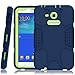 Hocase Galaxy Tab E Lite 7.0 Case, Rugged Heavy Duty Kids Proof Protective Case for Galaxy Tab E Lite 7.0 [SM-T113NDWAXAR/SM-T113NYKAXAR] 2016 - Navy Blue/Lime Green