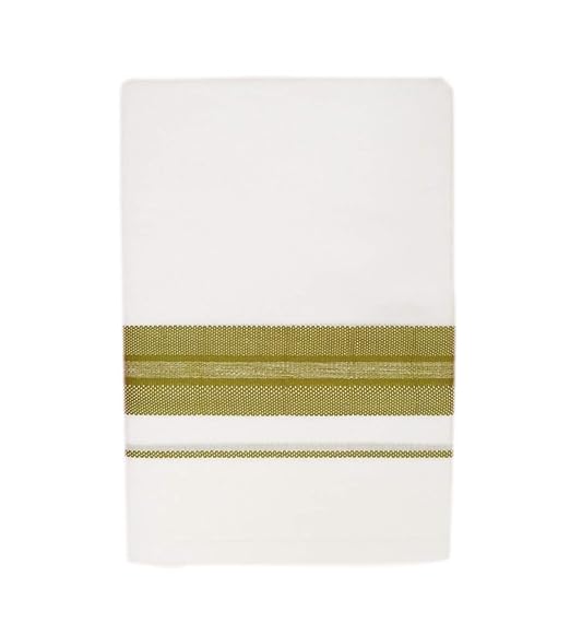 Men's Pure Cotton White Dhoti(134_White_2m)