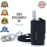 G-Unit Hemp B-a-t-t-e-r-y | _510_T_H_R_E_A_D | Aromatherapy Relaxation with Ceramic Chamber for Essential Oils & Variable Voltage, USB Charger, Free Blue or Black Velvet Satchel