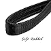 Beirui Premium 6 Foot Chain Heavy Duty Dog Leash - Soft Padded Handle Lead - Perfect Basic Leashes for Large & Medium Size Pets Walking,Traffic Training and Traveling (3.0mm * 6 Foot, Black)