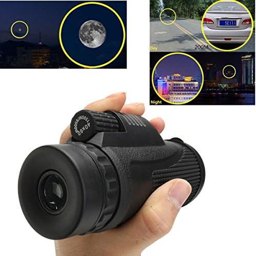 CAVEEN 40x60 HD Prism Monocular Low Light Night Vision Telescope Optical Monocular Telescope