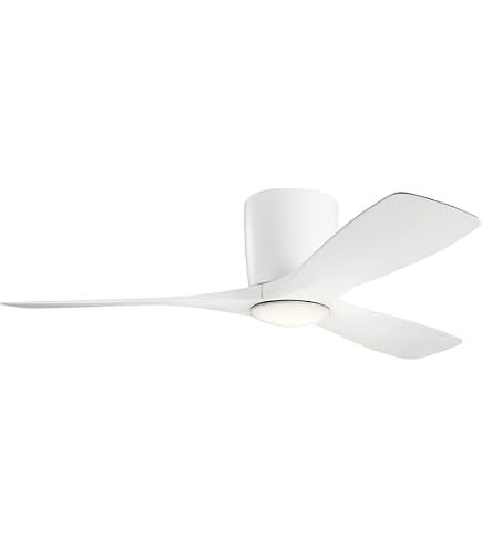 Kichler 380356OZ Ried Collection Transitional LED Ceiling Fan Light Kit - Olde Bronze/Dark Finish, 2.75" H X 6.5" W