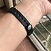 125KHZ RFID Wristbands EM4100 Silicone Bracelet Black Adjustable (Black-2pcs)