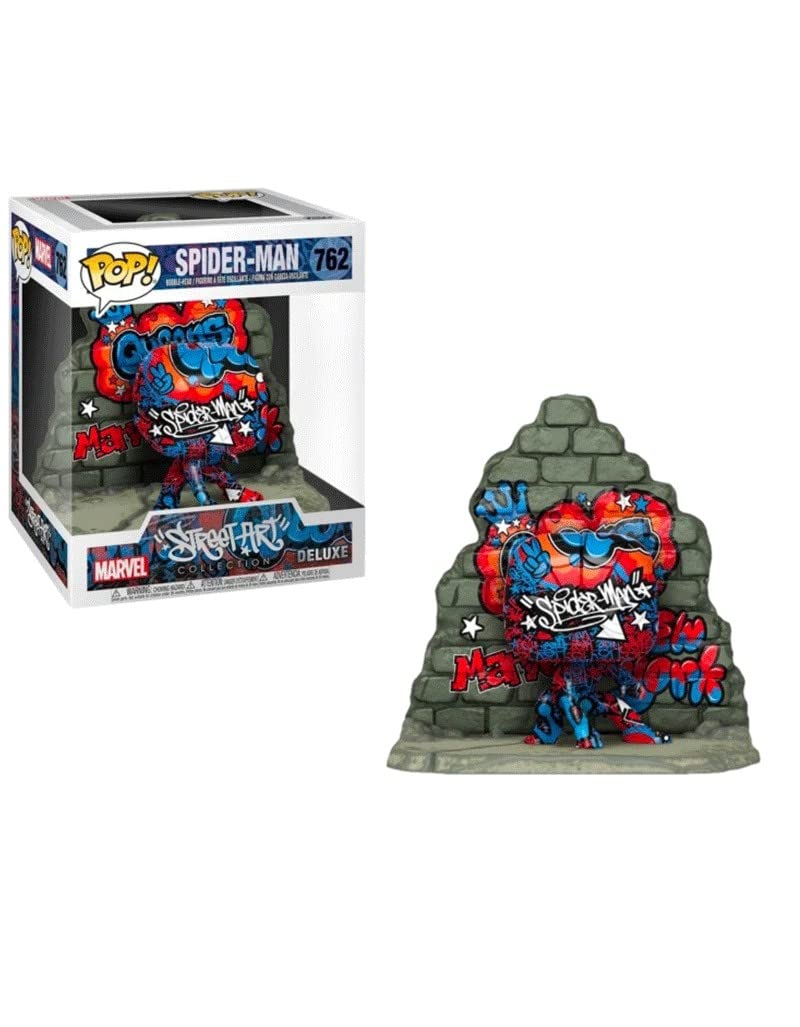 Funko Pop Deluxe 49544 Marvel Spider-Man Graffiti Street Art - Exclusive Edition #762