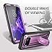 YOUMAKER Case for Galaxy S10e, Kickstand Case with Built-in Screen Protector Heavy Duty Protection Shockproof Full Body Slim Fit Cover for Samsung Galaxy S10e 5.8 inch - Purple
