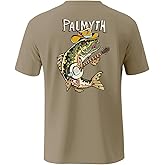 Palmyth Fishing Shirts for Men Sun Protection Shirts Short Sleeve UPF 50+ T-Shirt Tee Quick Dry
