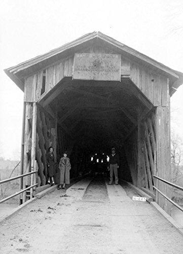Historic Photo | Covered Bridge, Spanning Choccolocco Creek, Old Eastaboga, Talladega County, AL 5 Photograph 24in x 36in