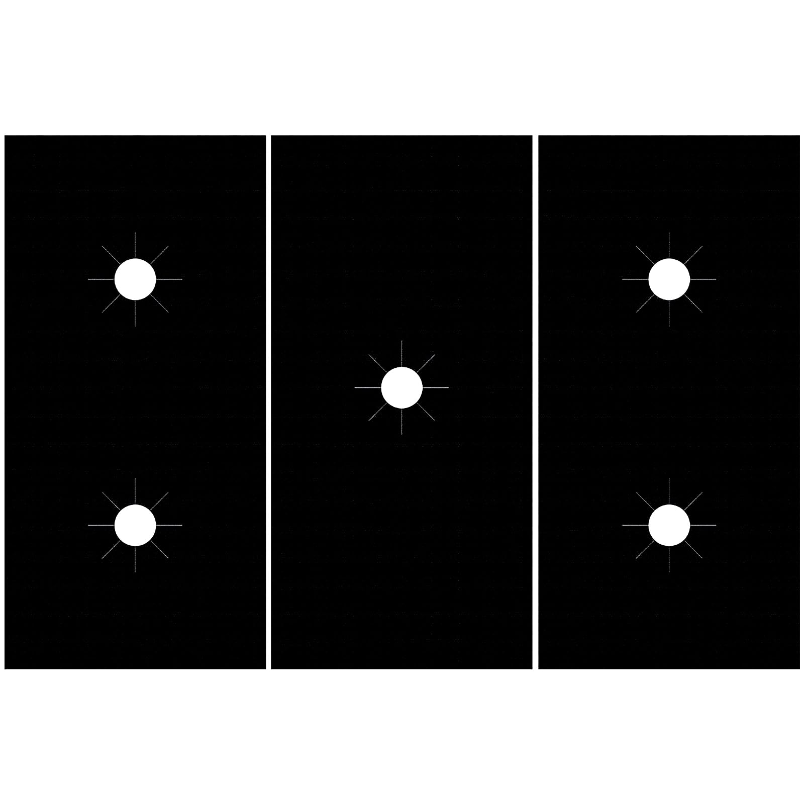 Photo 1 of Gas Stove Top Covers Protector: 0.3mm Burner Guard Stovetop Protector Mat - Reusable Cooktop Easy Clean Non Stick Mats 3PCS