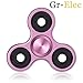 GreenElec EDC Fidget Hand Spinner Triangle Toy, Ultra Durable High Speed Metal Bearing 1-3 min Spins Finger Spinner, Relieve your Stress, Anxiety, ADHD and Boredom, Rose Gold