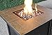Bond Manufacturing 68487A lari Outdoor Gas Fire Table, Antique Black