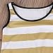 Toddler Unisex Baby Boys Girls Clothes Sleeveless Striped Romper Jumpsuit Playsuit (3-9 M, C Yellow)