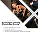 Shoulder Support Brace for Women and Men - 100% Adjustable Shoulder Sling for Torn Rotator Cuff, Stability and Compression Sleeve – Immobilizer Strap with Ice Pads B0NUS