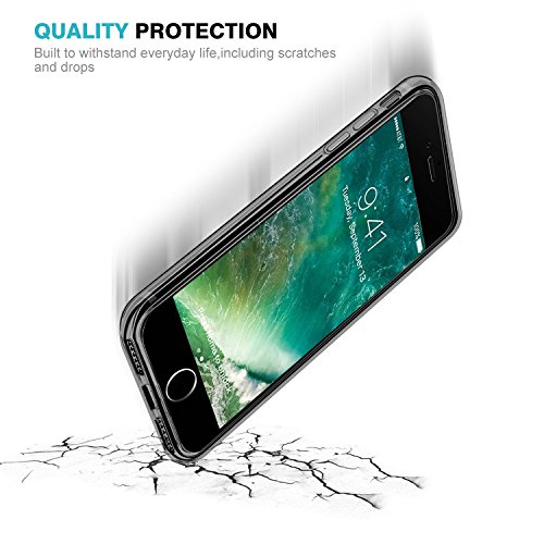 iPhone 7 Plus Case, SOWTECH Anti Scratch [Heavy Duty] Gel Bumper Hard Cover Case for iPhone 7 Plus 5.5 Inch (2016) - Gray