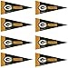 Rico Green Bay Packers 8 Piece Mini Pennant Set