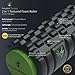AmazinFitness Foam Roller 2 in 1 PLUS FREE BAG AND VIDEO High Density EVA Textured Grid for Muscle Recovery and Myofascial Trigger Point Massage, Perfect for Back Pain Relief, after Yoga or Sports.
