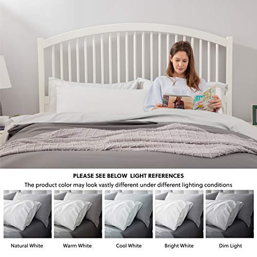 Bedsure White Body Pillow Cover White Body Pillow Case Super Soft and