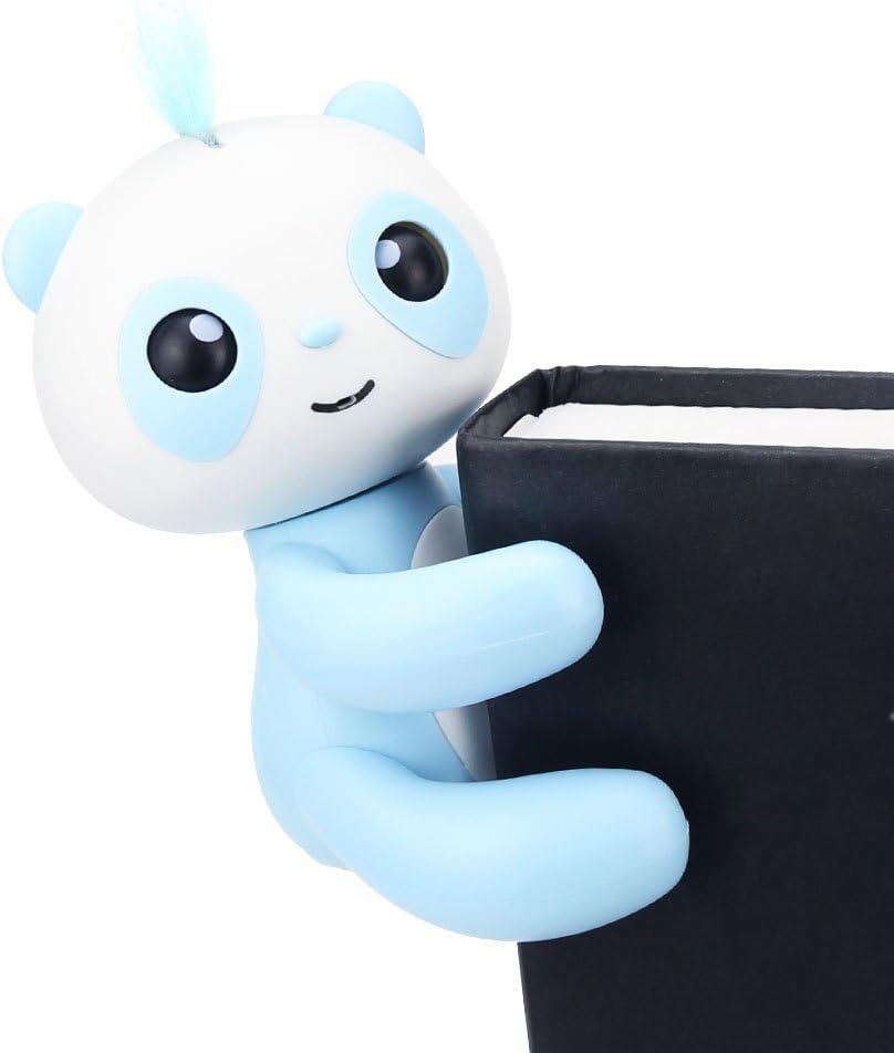 HAPPY PANDA - Finger Panda - Electronic Interactive Toy- Smart Pet Toys - Kids Christmas Gift-Not Finger Baby Monkey (Blue)