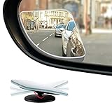 Dependable Direct HD Frameless Blind Spot Mirror - Fan Shaped 2.5