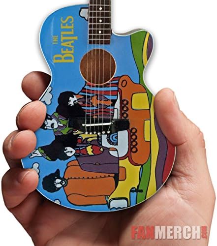 Mini Guitar BEATLES YELLOW SUBMARINE Acoustic Collectible by Beat
