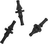 Peowuieu 32x Rubber Anti Vibration Mount Screw Pin for PC Case Fans Black view 5