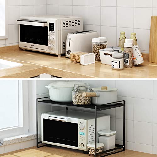 Microwave Oven Stand, Toaster Rack, Spice Organizer Shelf for Kitchen
