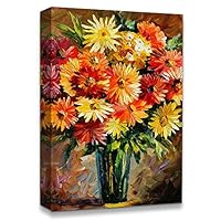 Canvas Wall Art Vintage Oil Painting Canvas Prints Home Artwork Decoration for Living Room,Bedroom - 12x18 inches