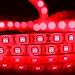 SUPERNIGHT Red LED Strip Lights Waterproof, 16.4ft 300leds Rope Lighting, Flexible Tape for TV, Boat, Vehicles, Cars, Dome, Room
