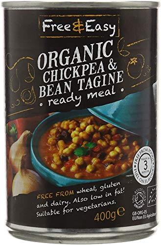 Free & Easy ORG Chick Pea & Bean Tagine Ready Meal 400g x6