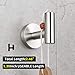 GERZWY Bathroom Hardware Set 3 Pieces Brushed SUS 304 Stainless Steel Bathroom Hardware Accessories Sets Wall Mounted Towel Bar Towel Hook Toilet Paper Holder AG111C(30.5) 7B5B-3LS