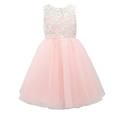 blush pink bridesmaid dresses amazon Mermaid Ruffles Blush Pink Long Bridesmaid Dress with Lace Top –  FancyVestido main image 1