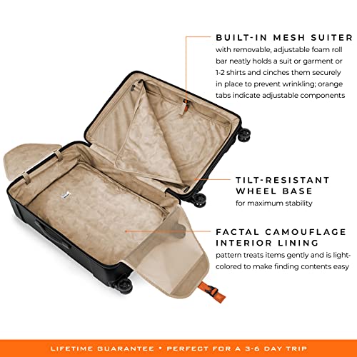 Briggs & Riley Torq Hardside Luggage, Stealth, CheckedLarge 30Inch