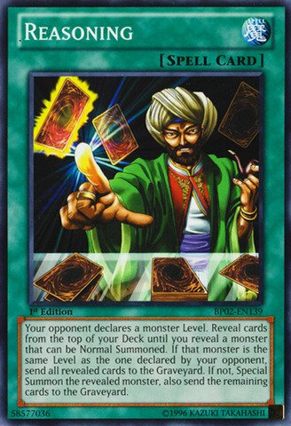 Yu-Gi-Oh! - Reasoning (BP02-EN139) - Battle Pack 2: War of the Giants - 1st Edition - Common